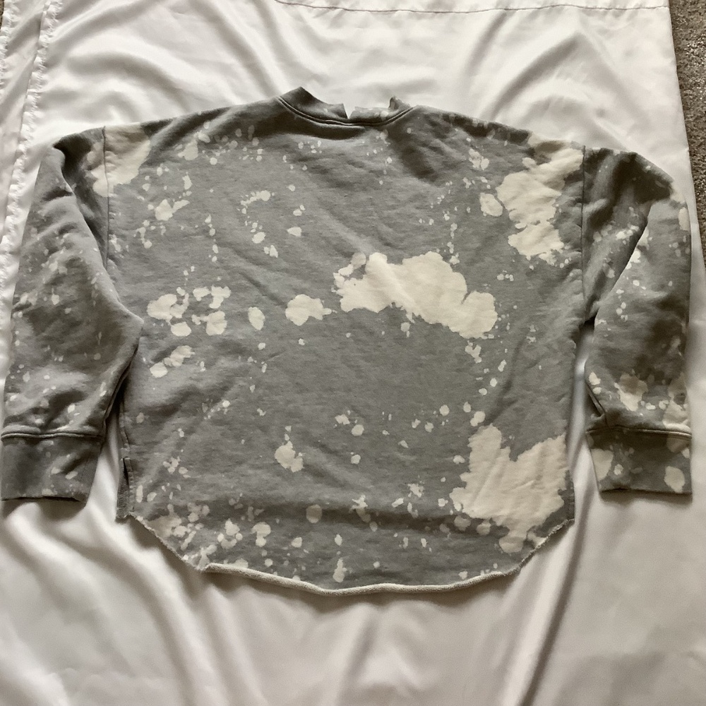 Frame SweatshirtEasy Shirttails Gris Heather Artsy Size Small - Picture 9 of 13